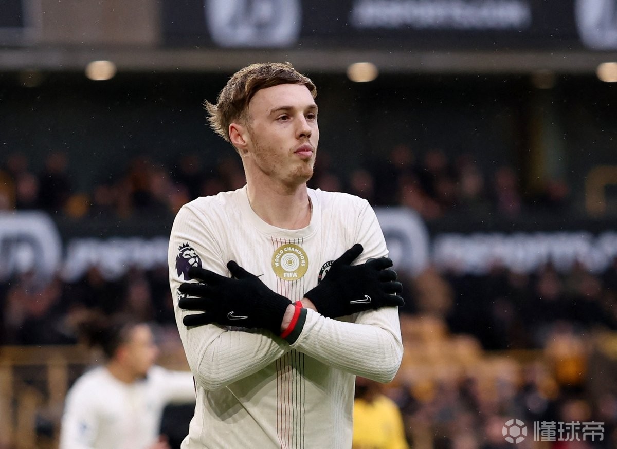 战狼队半场戴帽，帕尔默英超生涯第四次单场进球3+