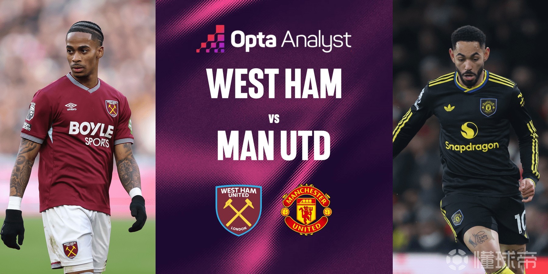 能否复仇？曼联上次连续两赛季不赢西汉姆联追溯到1934年