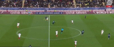 半场战报：巴黎2-2摩纳哥，杜埃替补破门+造进球，巴洛贡双响